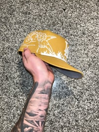 Image 1 of WHEAT TAN LOS ANGELES DODGERS CUSTOM FITTED 