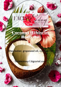 Coconut Hibiscus Body Oil 4 oz