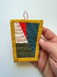 Image 3 of Tumbler - tiny art quilt 
