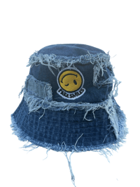 Dark denim bucket hat 