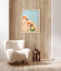 'Hot Chips & Aperol Spritz' - Studio Giclée Print
