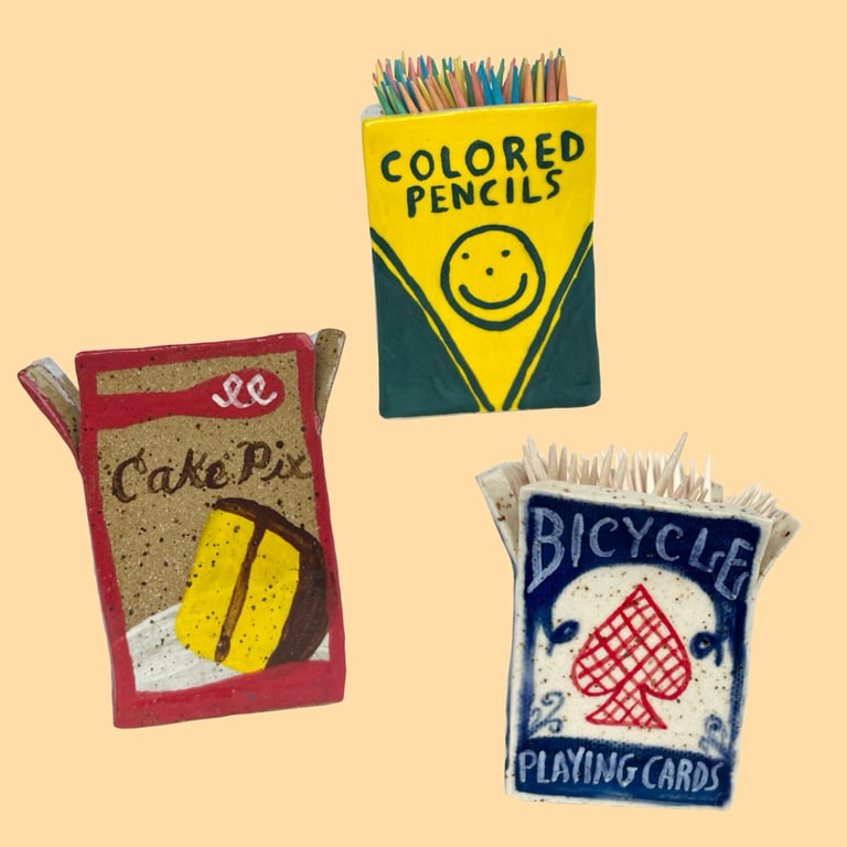 Ceramic Toothpick Holders 