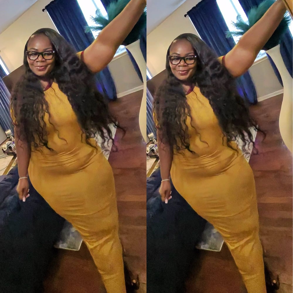 Image of Ringer Basic Maxi Dress ( Mustard)