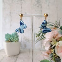 Image 3 of Butterfly, Ocean Mist Earrings