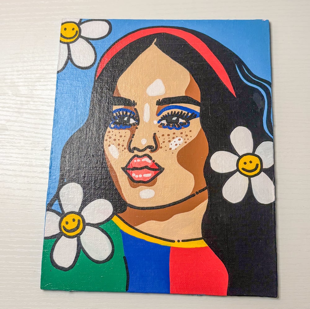 Image of “Where This Flower Blooms” Original Painting