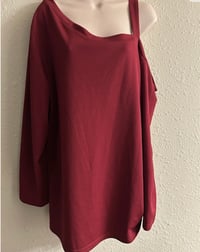 Image 8 of New 3X SHEIN Open Shoulder top #403*11