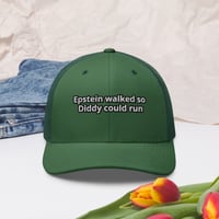 Image 5 of Epstein vs Diddy Trucker Cap