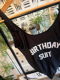 Image 2 of NWT black birthday suit swimsuit 