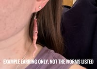 Image 4 of Worm Earrings - Mort and Mildew