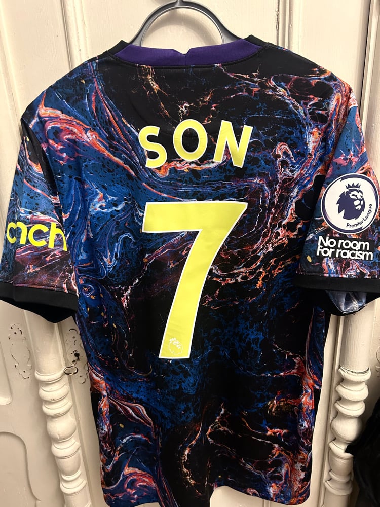 Image of Tottenham Hotspur “SON 7” 2021/22 Away Shirt + patches  (L)