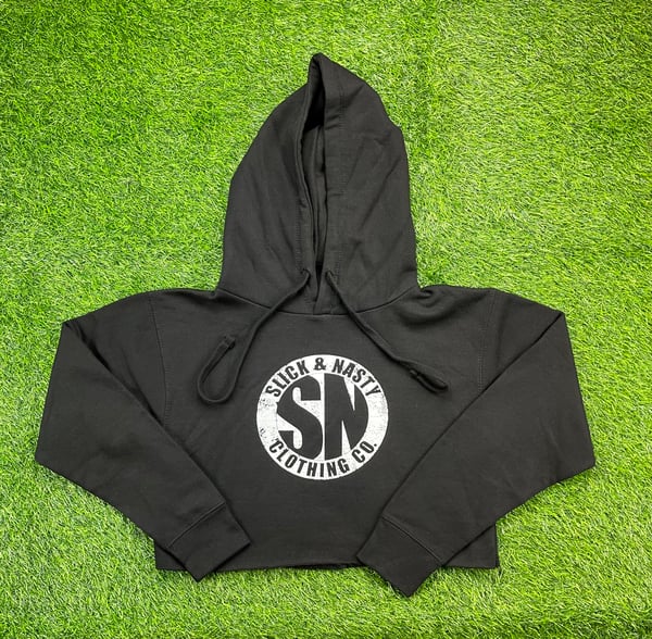 Image of Slick & Nasty Classic Girls Crop Hoodie