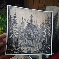 Image 2 of Baba Yaga's House - Print 11x11in