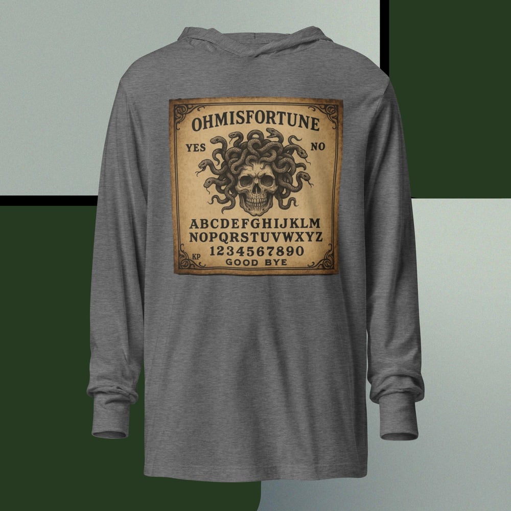 Image of Ouija- Ohmisfortune Hooded long-sleeve tee