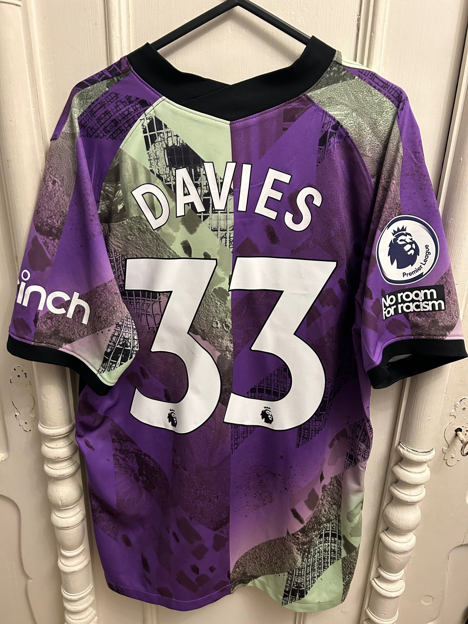 Image of Tottenham Hotspur “DAVIES 33” 2021/22 Third Shirt + PL patch (L)