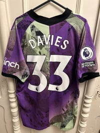 Image 8 of Tottenham Hotspur “DAVIES 33” 2021/22 Third Shirt + PL patch (L)