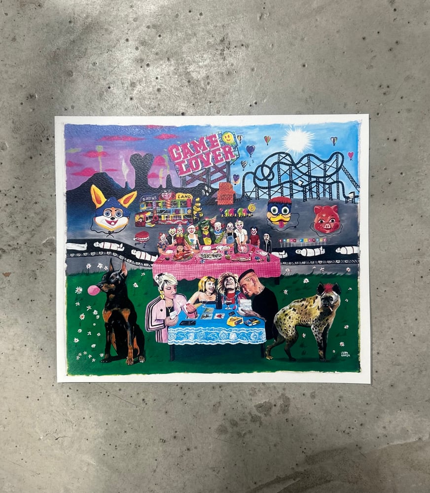 Print la fête au village 