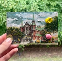 Image 1 of Reimagined Vintage Sacred Heart Postcard
