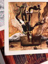 Image 2 of Birth & Metamorphosis of Dalínian Typhon SMALL ART PRINT 