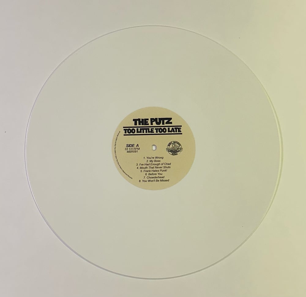 The Putz - Too Little Too Late Lp or Cd 