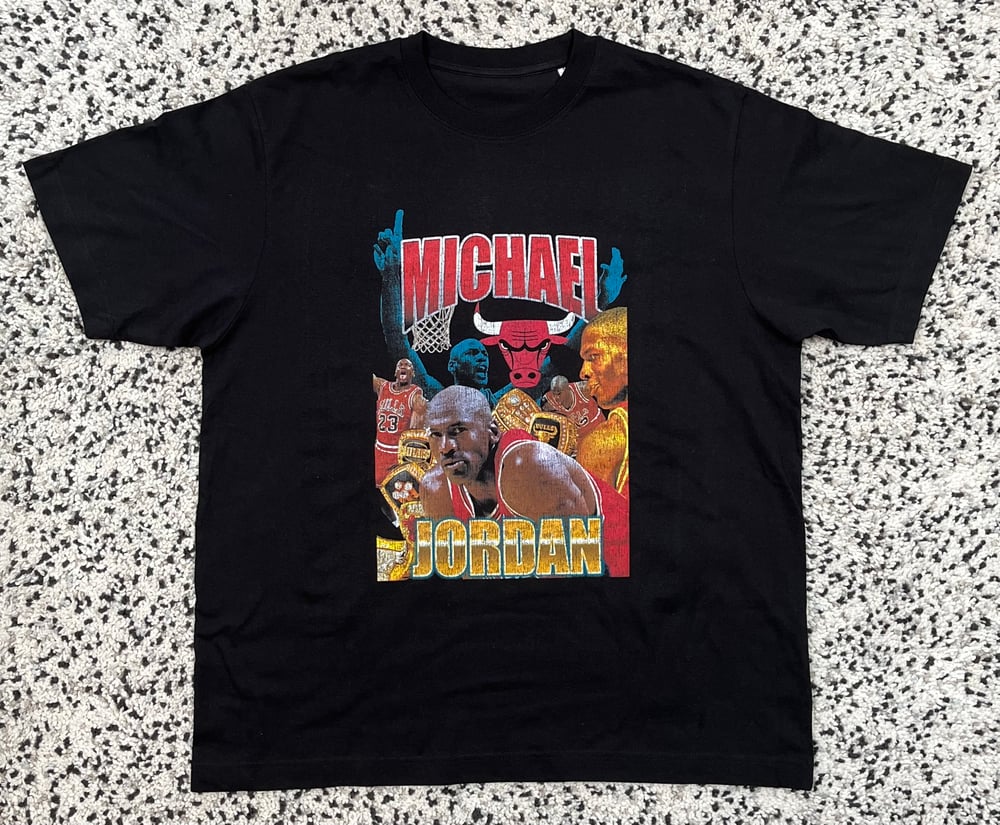 Michael Jordan Single Stitch Bootleg T-shirt - Vintage Band Shirts