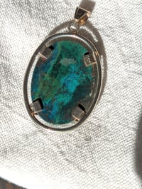 Image of Chrysocolla in Sterling Silver