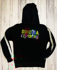 Image 2 of Ladies Black Reflective Ladies Tracksuit 