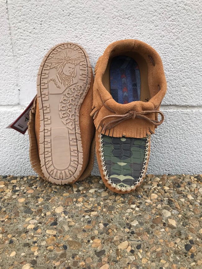 Short Roughout Moosehide Camo Women’s Moc