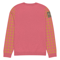 Image 13 of My Madrina Knitted crew neck sweater  (pink)
