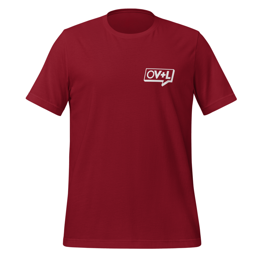 Image of OVOL Small Logo Short-Sleeve Unisex T-Shirt