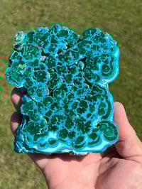 Image 1 of Malachite & Chrysocolla Polished Slab #2233