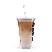 Image 2 of HEALING MODE Clear plastic tumbler