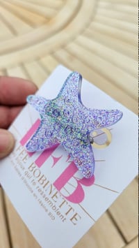 Image 2 of Broche ANEMONE violette