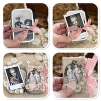 Image 3 of Petite vintage french lace snippet book in a tin