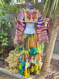 Image 19 of Vintage Fez Crop Tribal Top chest 30 inches