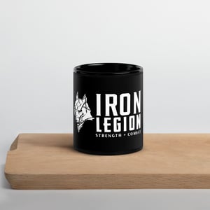 Image of ILSC black glossy mug