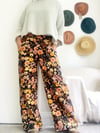 Ready Made Floral Corduroy Wide Leg Pants