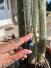 Image 1 of “blue lot toe jam” mushroom pendant