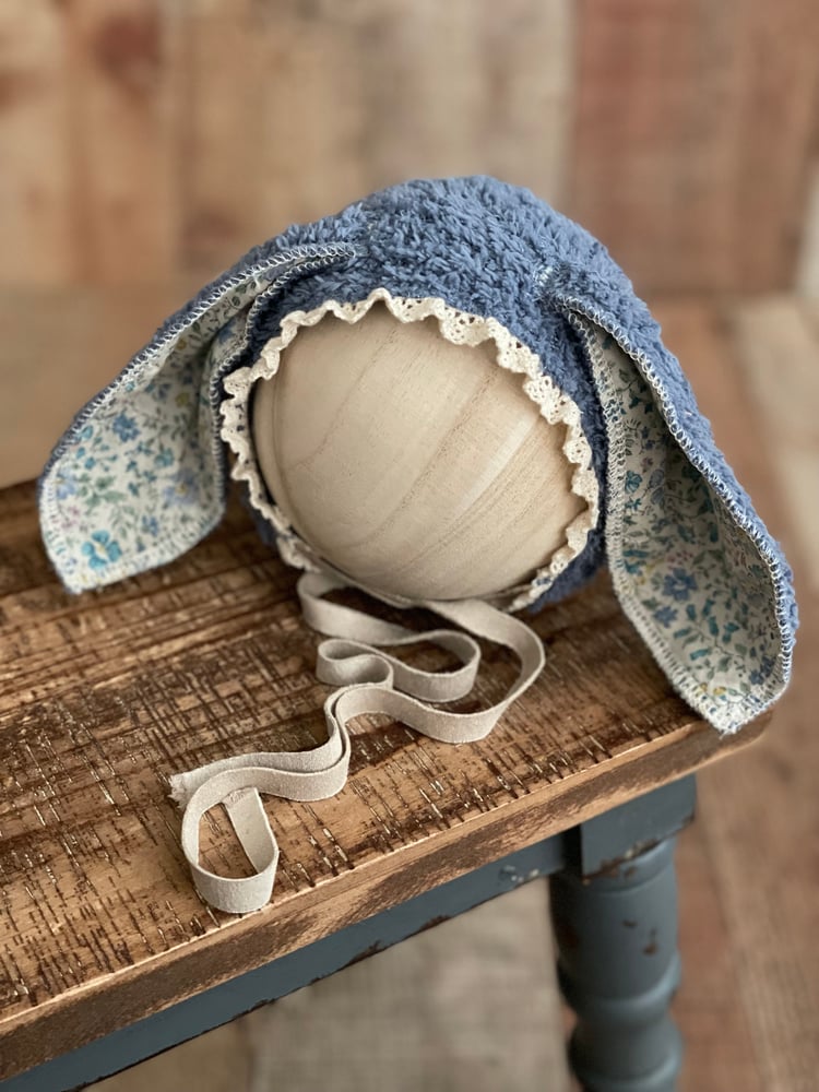 Image of Fluffy Bunny Collection - Denim Blue