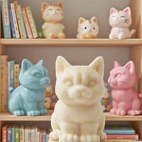 Image 1 of Cat And  Dog Silicone Mold 3d Kitten Candle Craft Gypsum Resin Cute For Soap Making Tool Diy Baking 