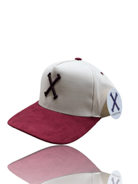 Suede/Maroon X