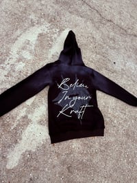 Image 2 of Black “Make a Wish” Zip-Up Jacket