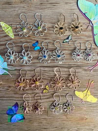 Image 7 of Sterling Apatite Bloom Earrings