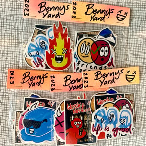 Benny’s Yard sticker packs 