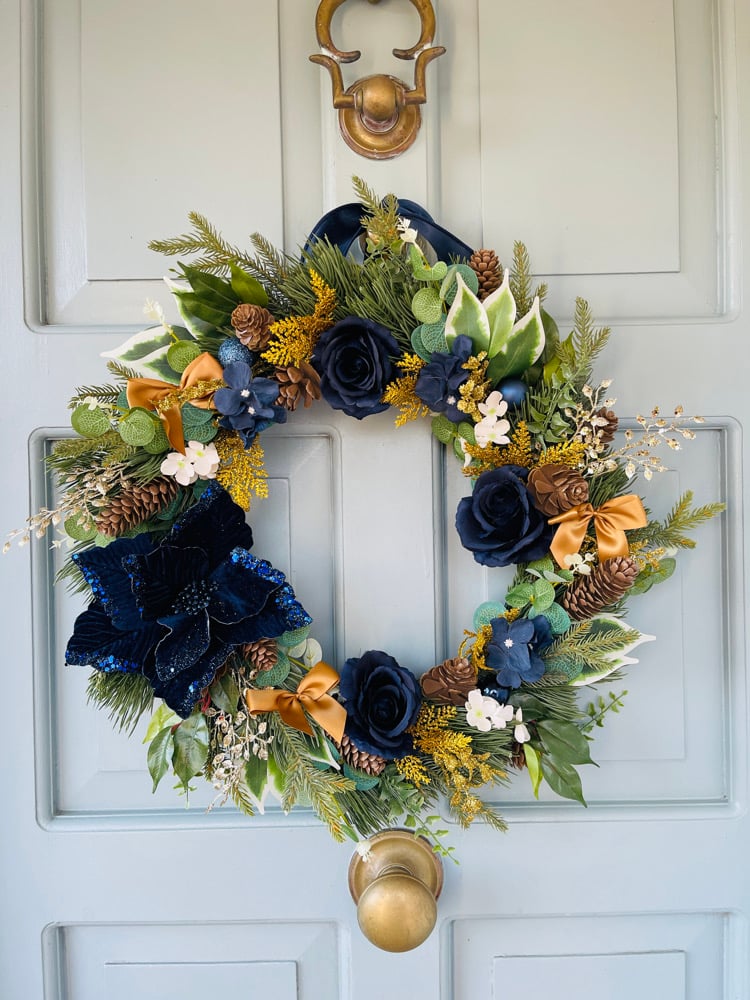 Image of 50cm Navy and Gold 