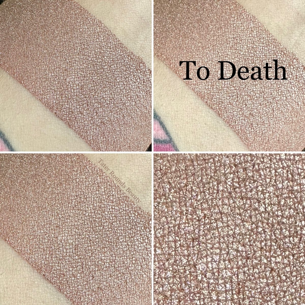 Image of To Death - Shimmer Nude Eyeshadow - Vegan Makeup Goth