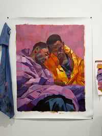 Image 7 of The Sun And The Moon - 24x30" Acrylic on canvas