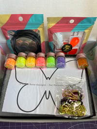 Image 6 of Neon Orange Beading Butterfly Kit 