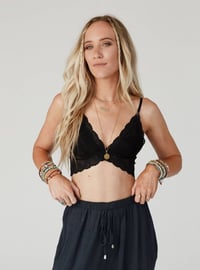 Image 1 of Butterfly Beauty Bralette- Black