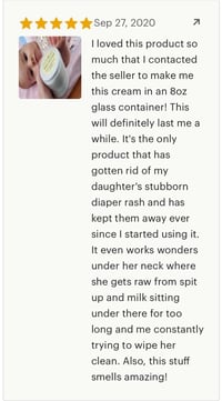 Image 9 of Handmade Diaper Rash Cream | Natural Baby Skin Butter