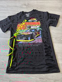 Small Daytona lime lace destroyed 